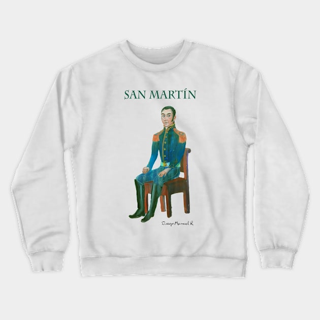 San Martín Crewneck Sweatshirt by diegomanuel